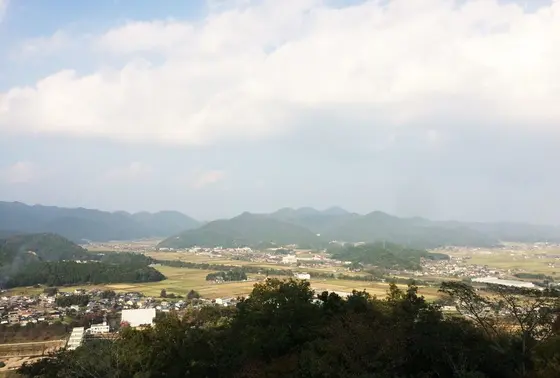 すごいちゃっちい展望台からみた景色！