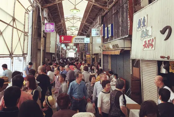 朝ごぱん市の風景