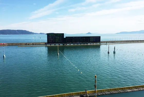 3、4階からは屋根付きで見れます！