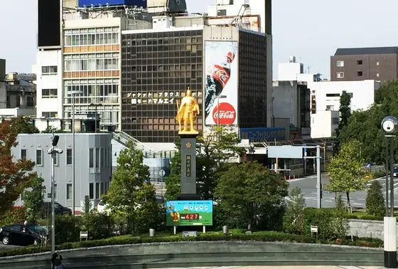 2階からみると