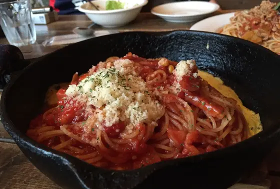 鉄板ナポリタン♪