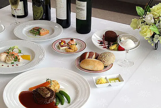 ファーストクラス機内食