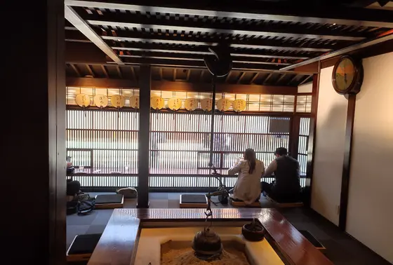 1階のカフェ