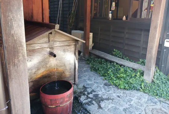 水場があるので涼みながら