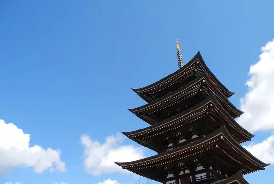 綺麗な五重塔