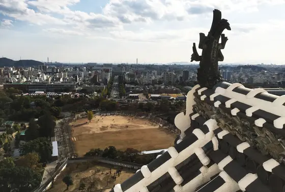 天守からの眺め