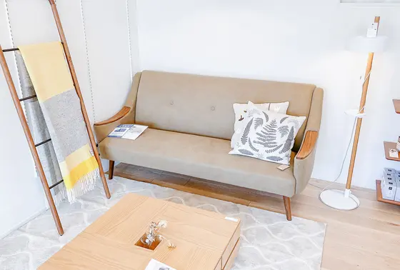 かわいいソファも