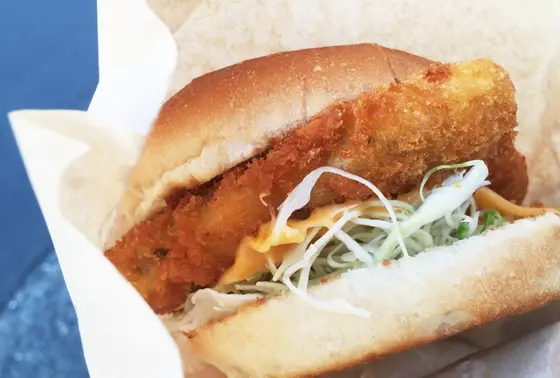 深海魚バーガー食べましょう！