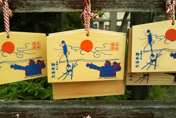 絵馬には鉄人28号！？