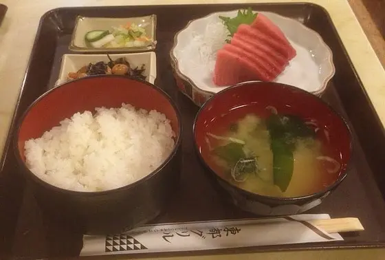 上まぐろ刺身定食 ¥1300