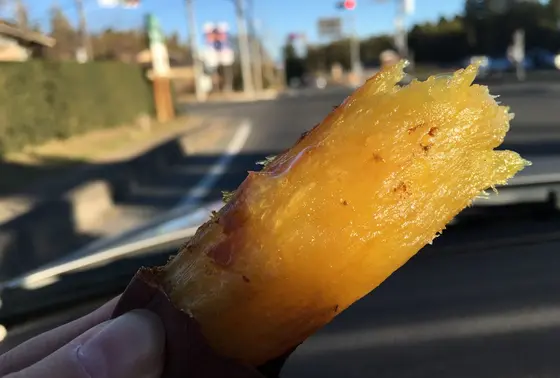 ここでも焼き芋！