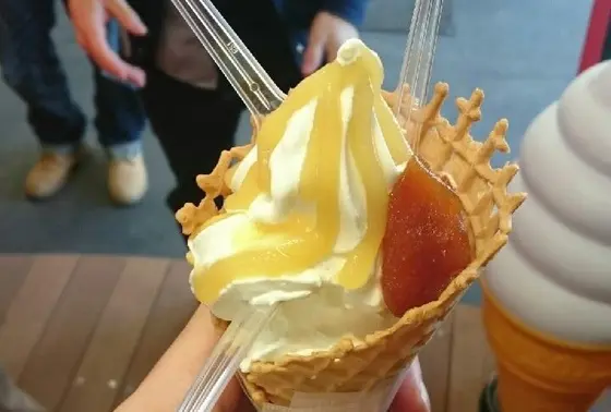 吉次園CAFEのソフトクリーム