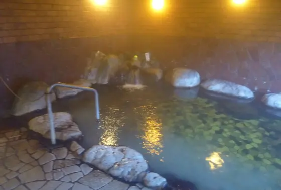 ぬるめのアワアワ湯