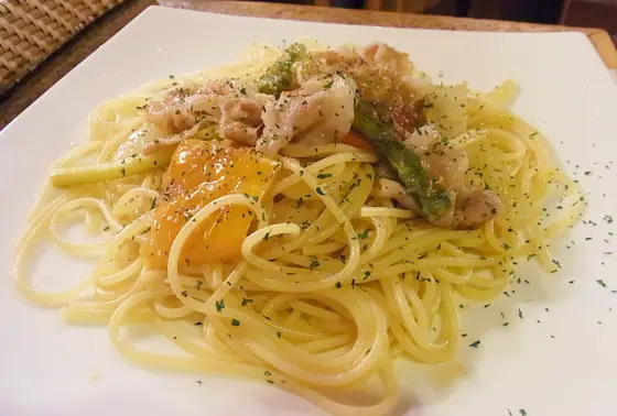 おすすめはパスタ！