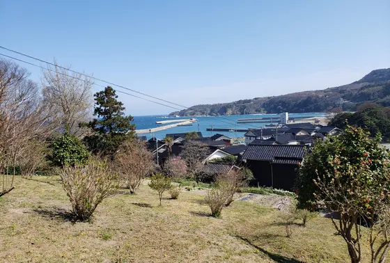 駐車場からちょっとあるく