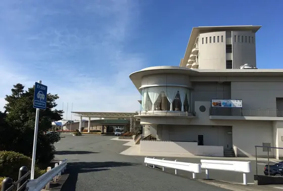 東からエントランス方向を見て