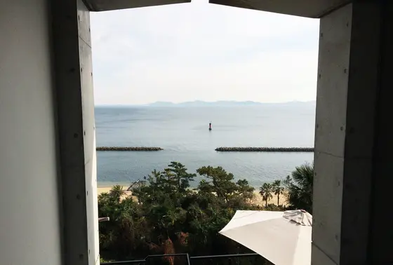 入り口から絶景スポット