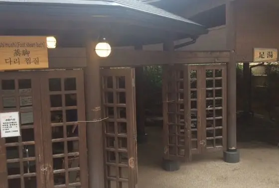 足湯むし湯