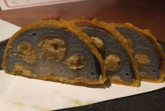 からし蓮根。