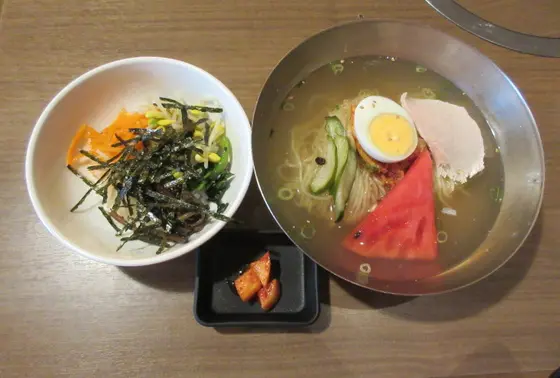 冷麺定食
