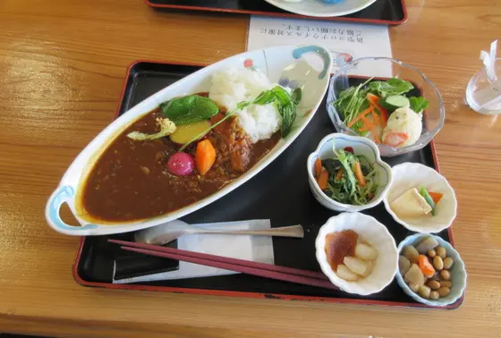 野菜カレー定食