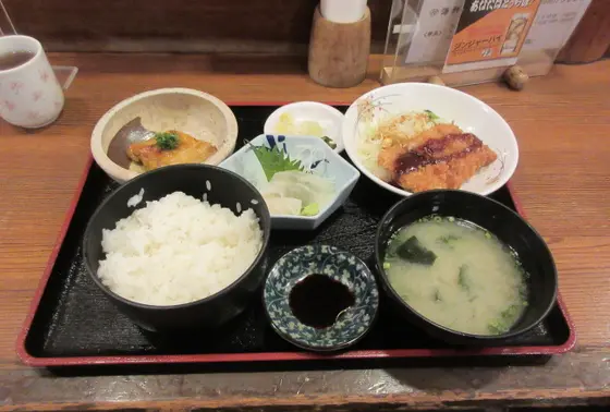 定食も