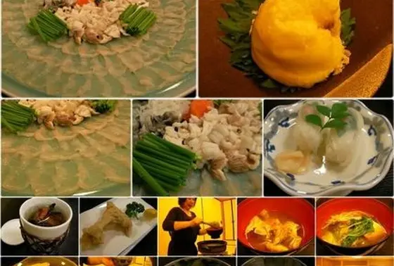 天然のフグ料理