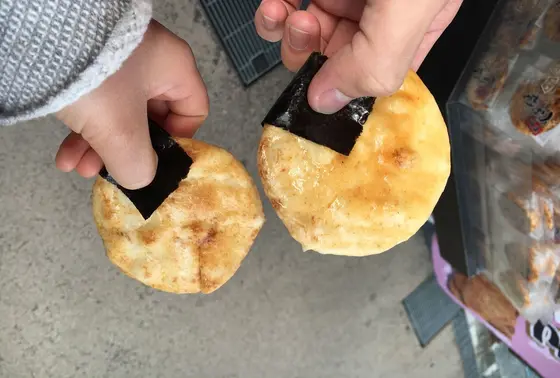 焼きたてのお煎餅🍘