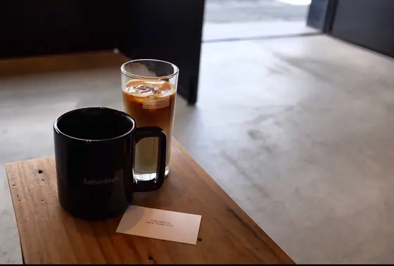 Coffeeカップもオシャレ