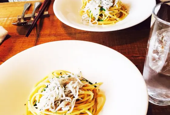 しらすのペペロンチーノ