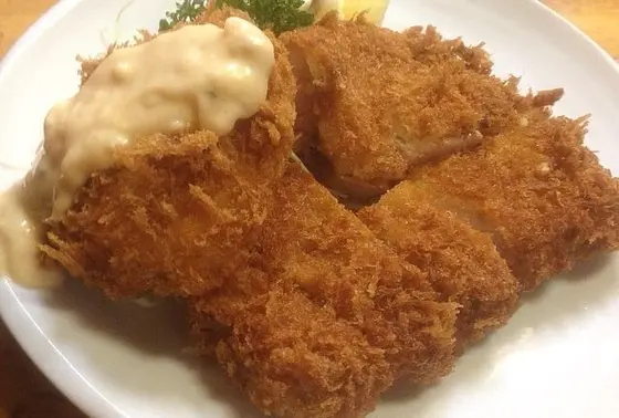 ロースカツ定食(トッピング:カニコロ)¥1530