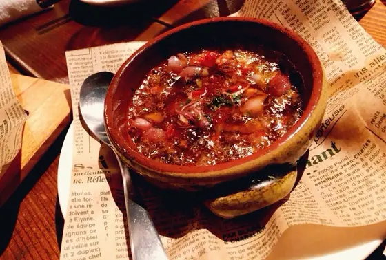 ヤリイカのアヒージョ