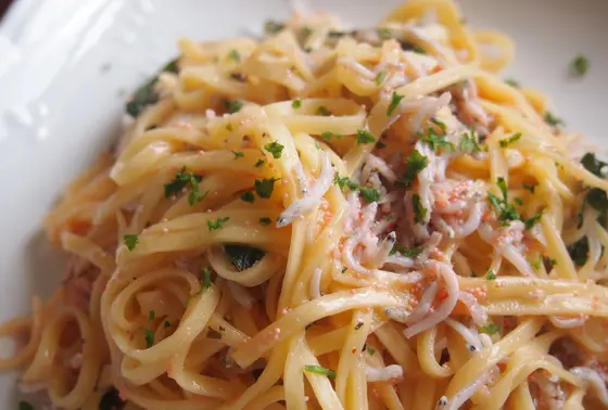 しらすのパスタ