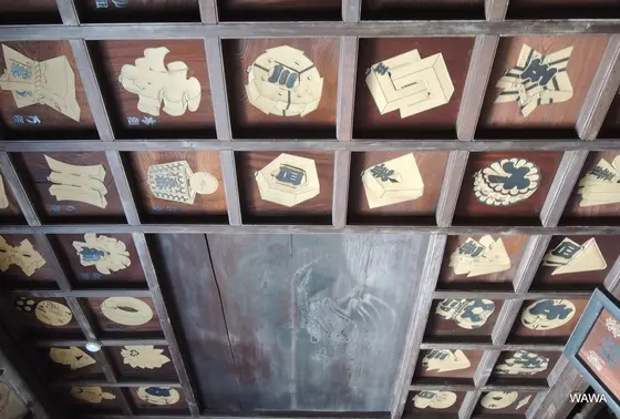格天井纏鏡板　海雲寺