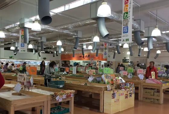 たくさんの野菜が並びます