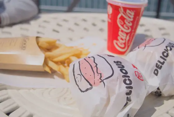ポテトとジュース付きで600円♡