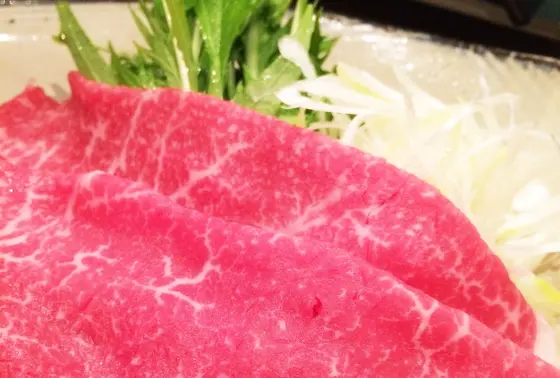 神戸牛のしゃぶしゃぶもあり!