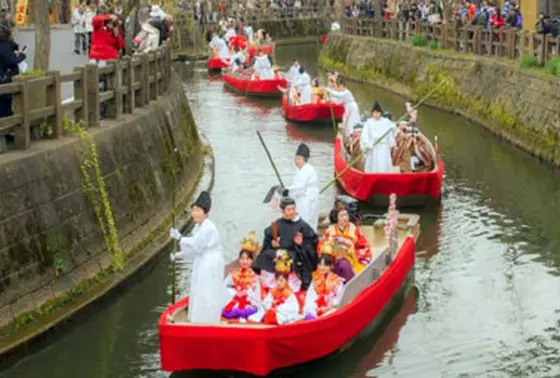 3月は水上雛祭り