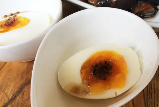 ビュッフェにはとろとろ卵も