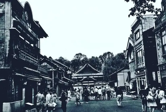 まるで映画のオープンロケ