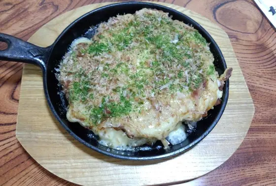 餅チーズお好み焼き❤︎