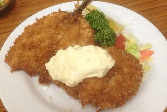 アジ・ハモフライ定食 ¥1500(5〜8月限定)