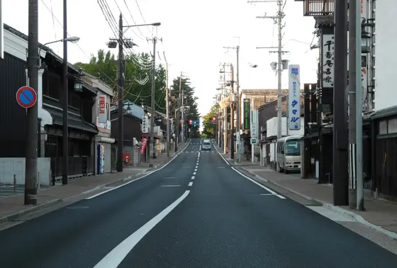 周辺道路もこの通り
