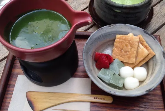 抹茶チョコフォンデュ
