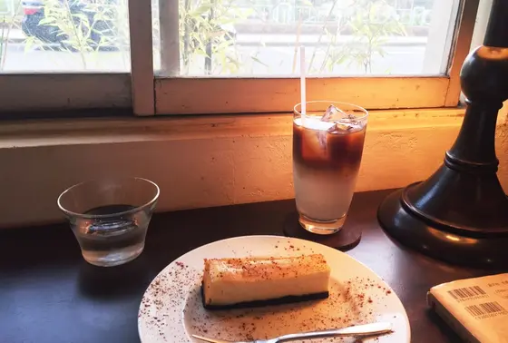 オレグラッセとチーズケーキ