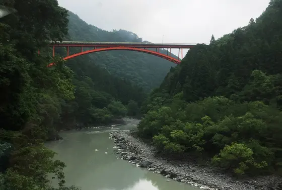 トロッコ列車の車窓から1