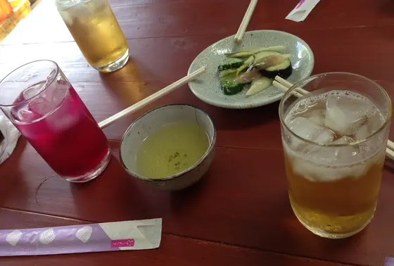 梅ジュース、しそジュース
