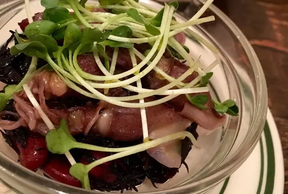 ホタルイカとひじきのマリネ