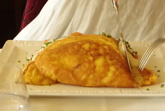 名物のオムレツ