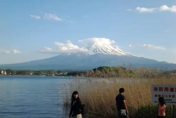 ここからも富士山がよく見えます。